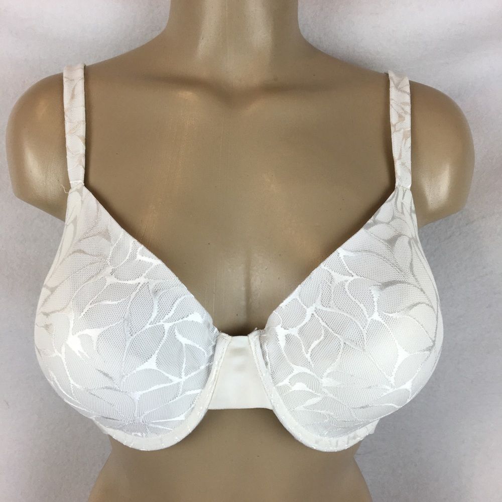 Bali White Beauty Lift Tagless 0085 Underwire Support Bra 38C
